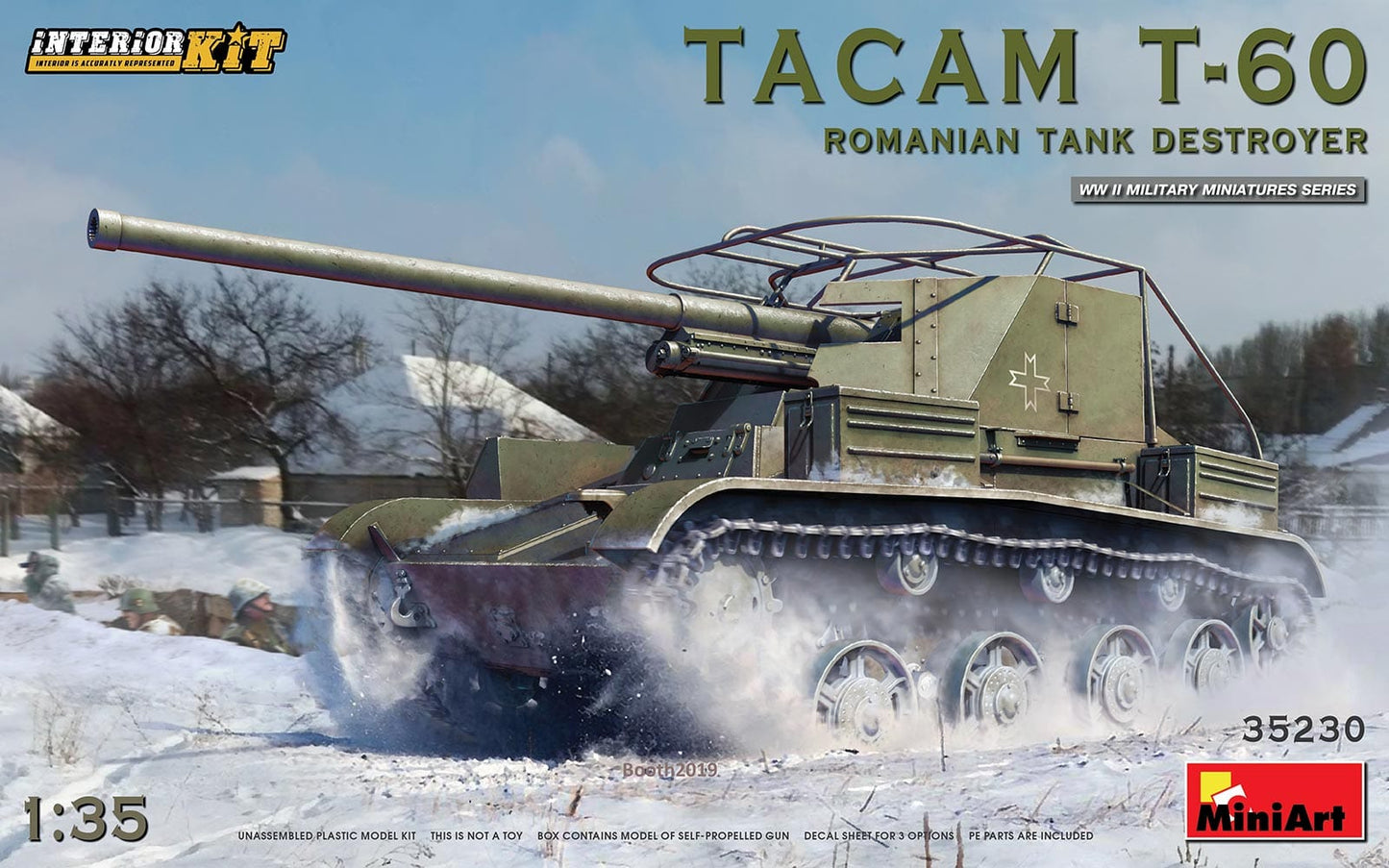 010 - Miniart - 35230 - TACAM T-60 with Interior - primary image