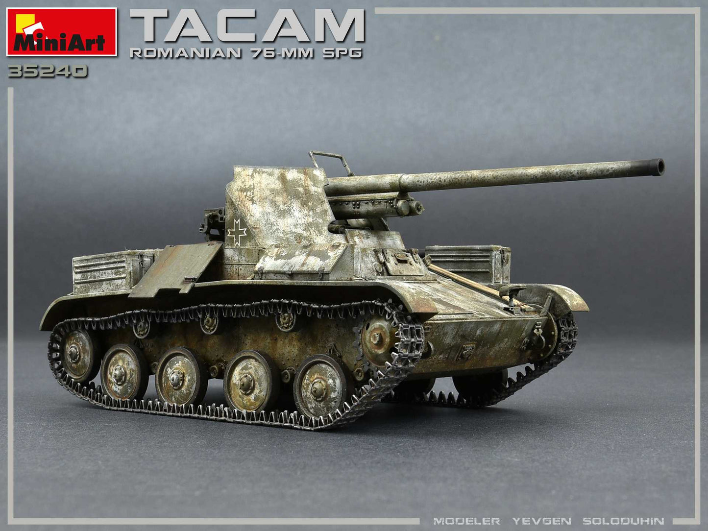708 - Miniart - 35240 - TACAM T-60 with Interior - painted model
