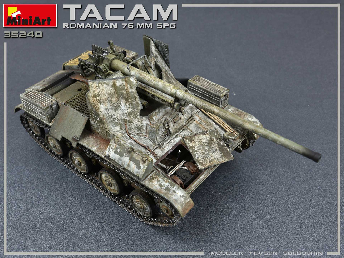 709 - Miniart - 35240 - TACAM T-60 with Interior - painted model