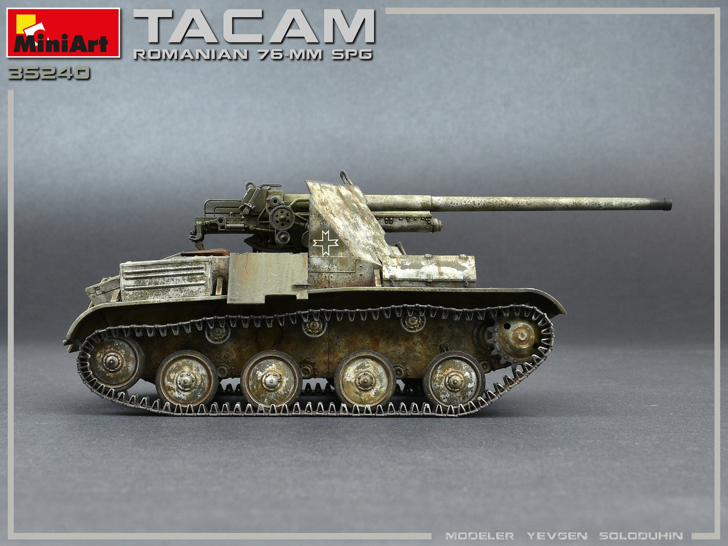710 - Miniart - 35240 - TACAM T-60 with Interior - painted model