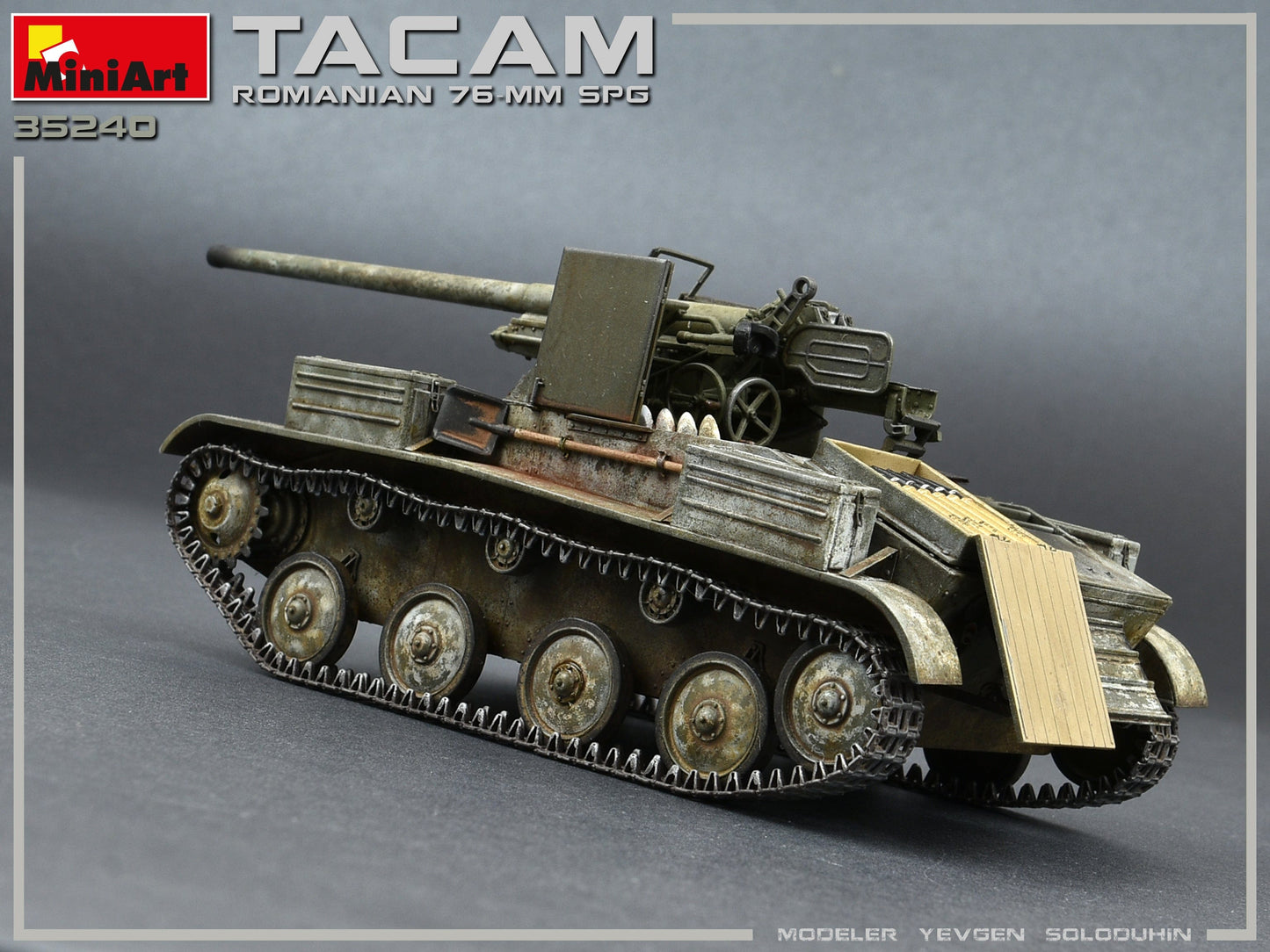 712 - Miniart - 35240 - TACAM T-60 with Interior - painted model