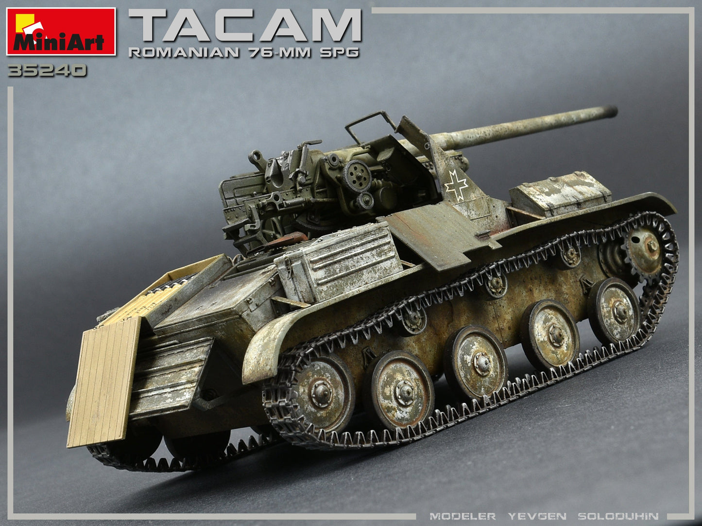 713 - Miniart - 35240 - TACAM T-60 with Interior - painted model