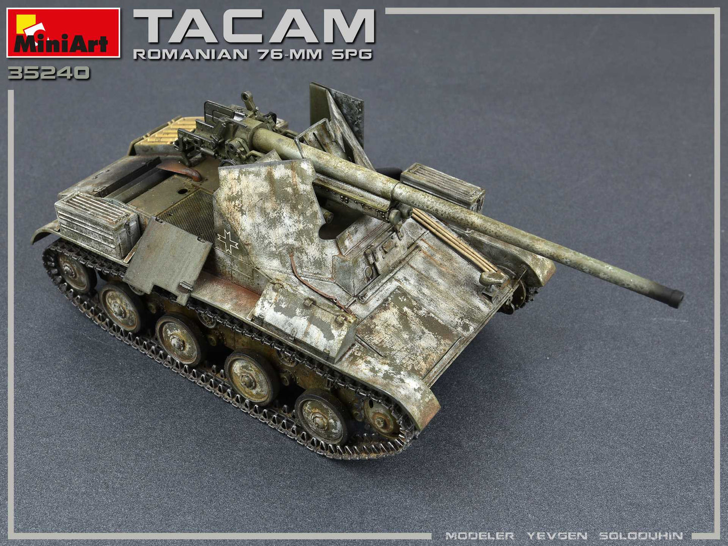 701 - Miniart - 35240 - TACAM T-60 with Interior - painted model
