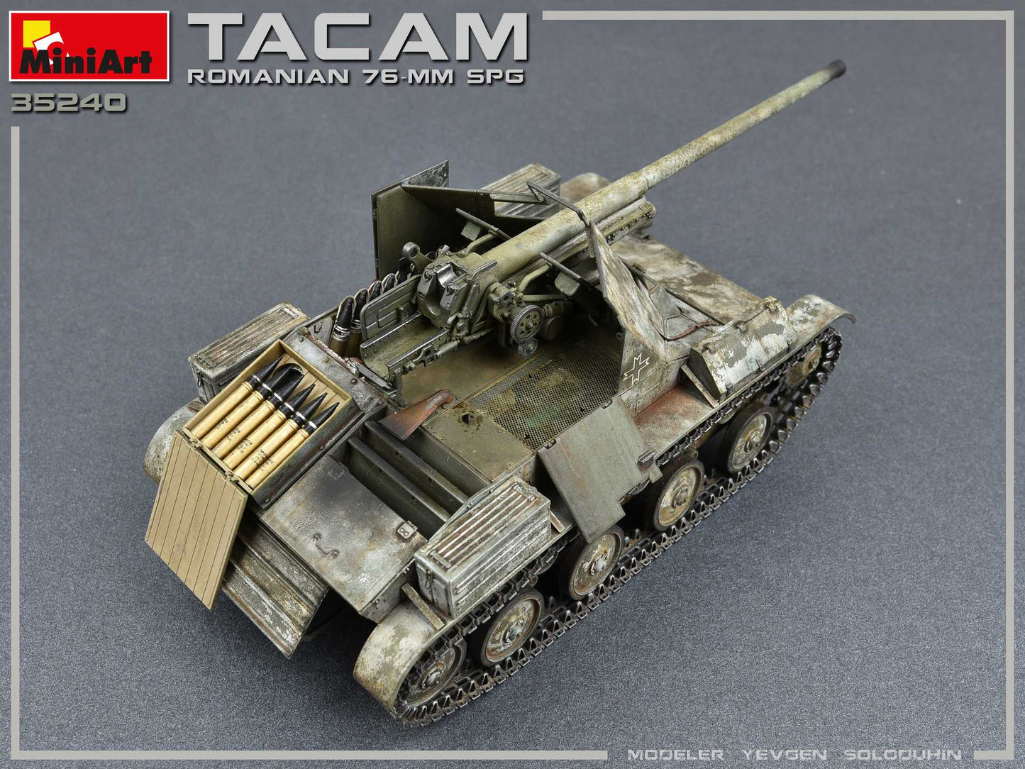 702 - Miniart - 35240 - TACAM T-60 with Interior - painted model