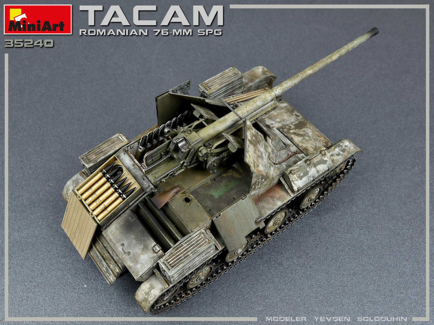 703 - Miniart - 35240 - TACAM T-60 with Interior - painted model