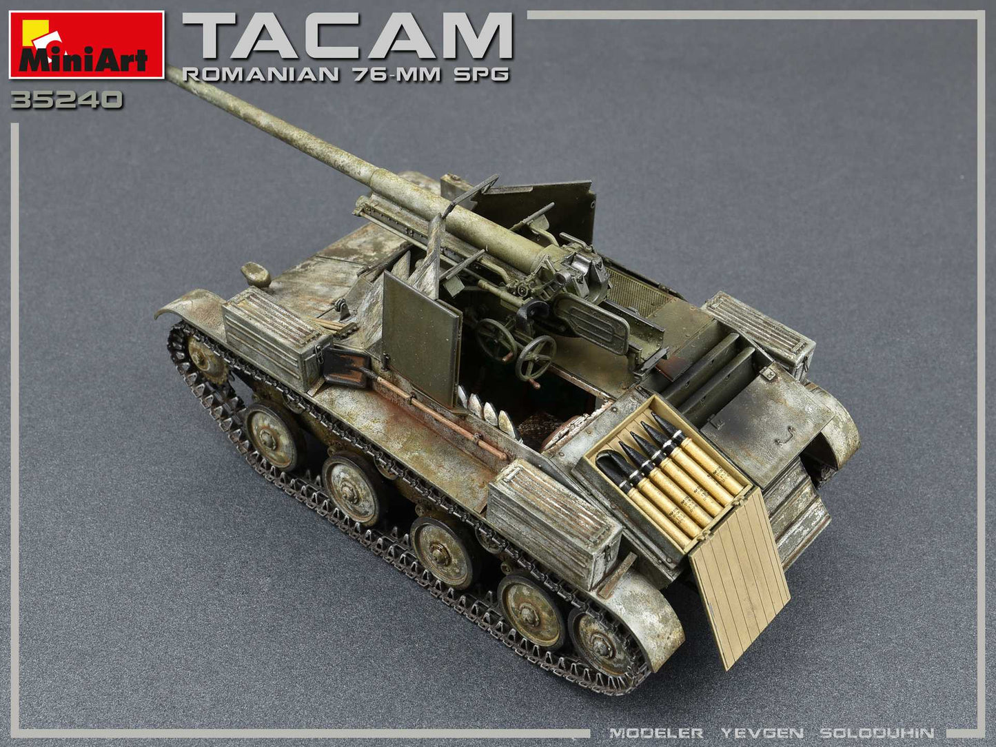 704 - Miniart - 35240 - TACAM T-60 with Interior - painted model