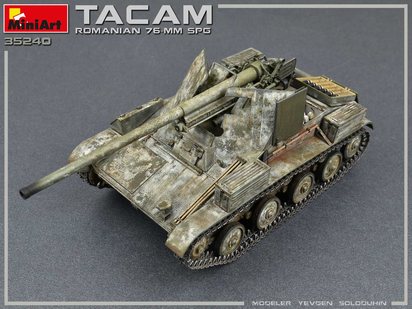 705 - Miniart - 35240 - TACAM T-60 with Interior - painted model
