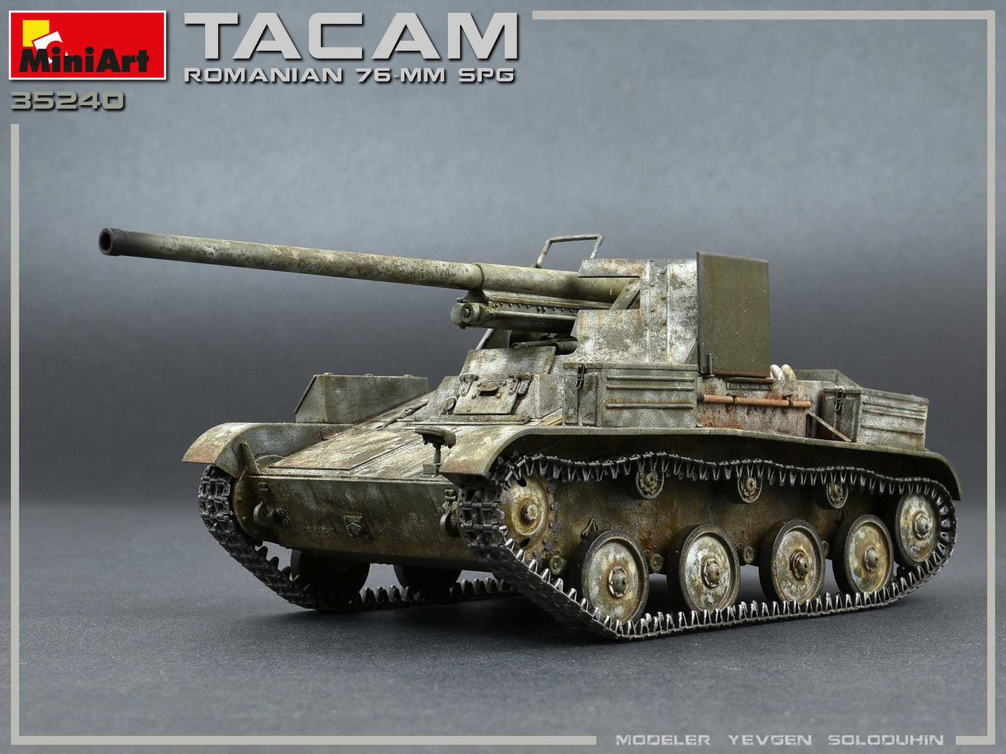 707 - Miniart - 35240 - TACAM T-60 with Interior - painted model