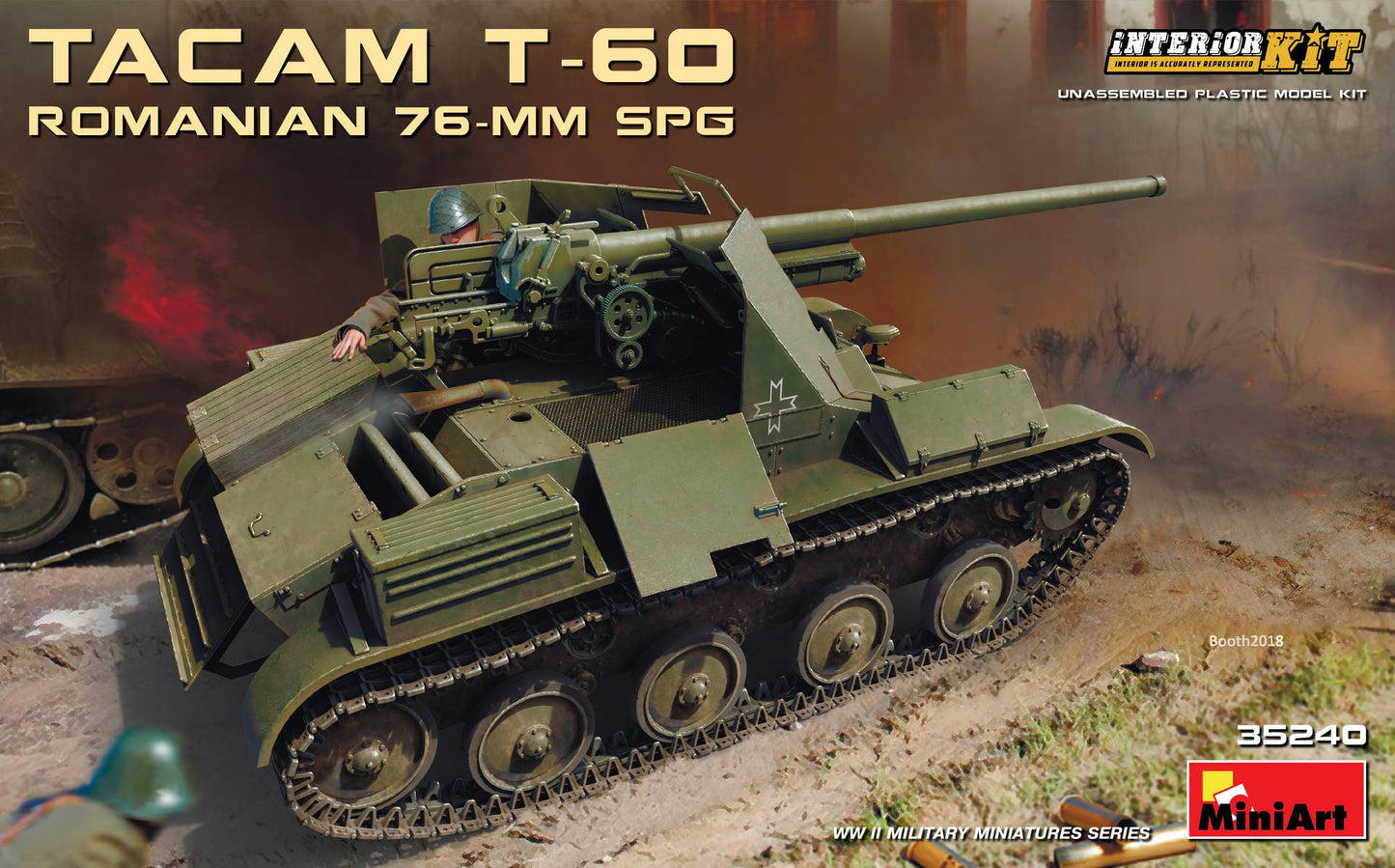 010 - Miniart - 35240 - TACAM T-60 with Interior - primary image