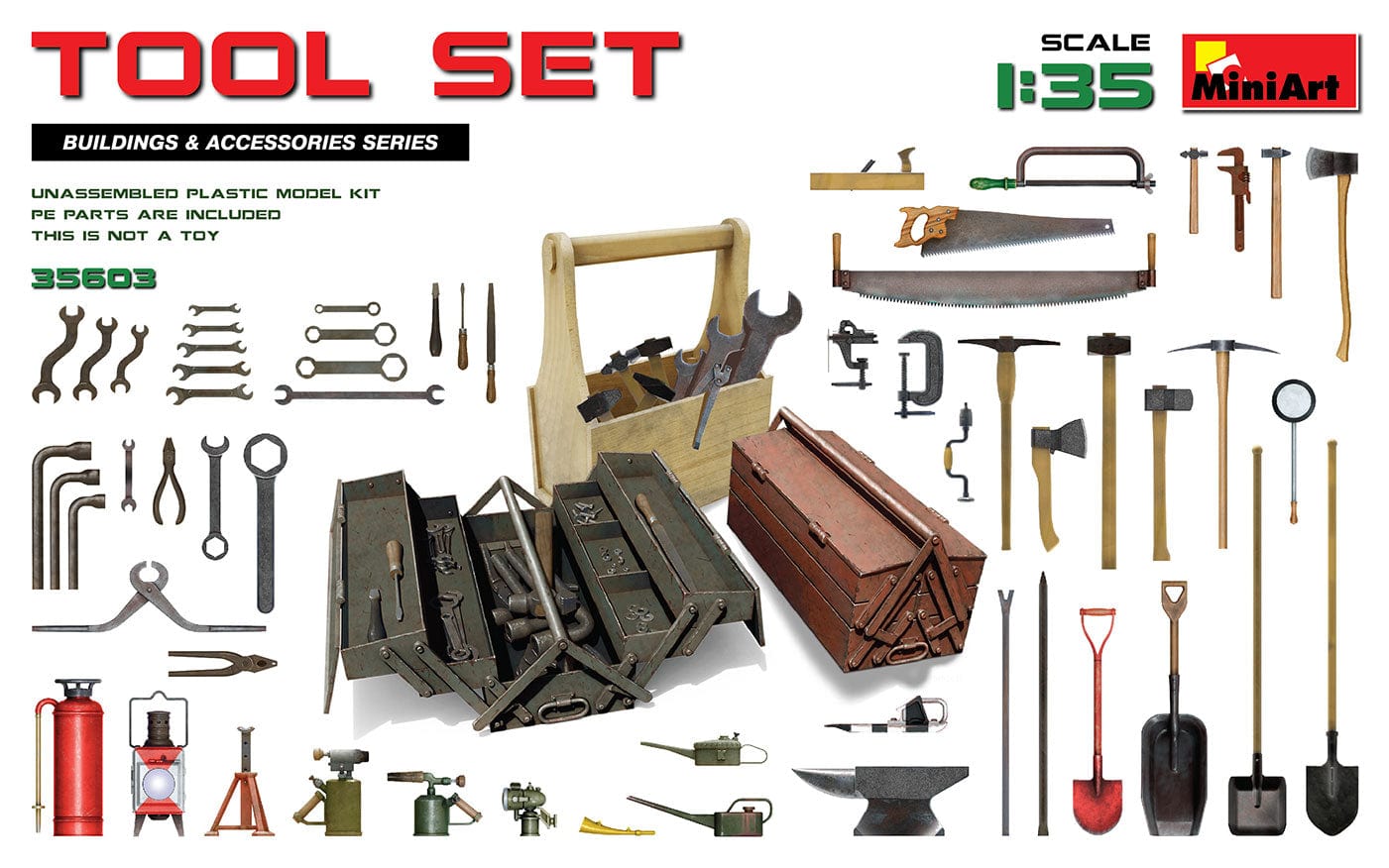 010 - Miniart - 35603 - Tool Set - primary image