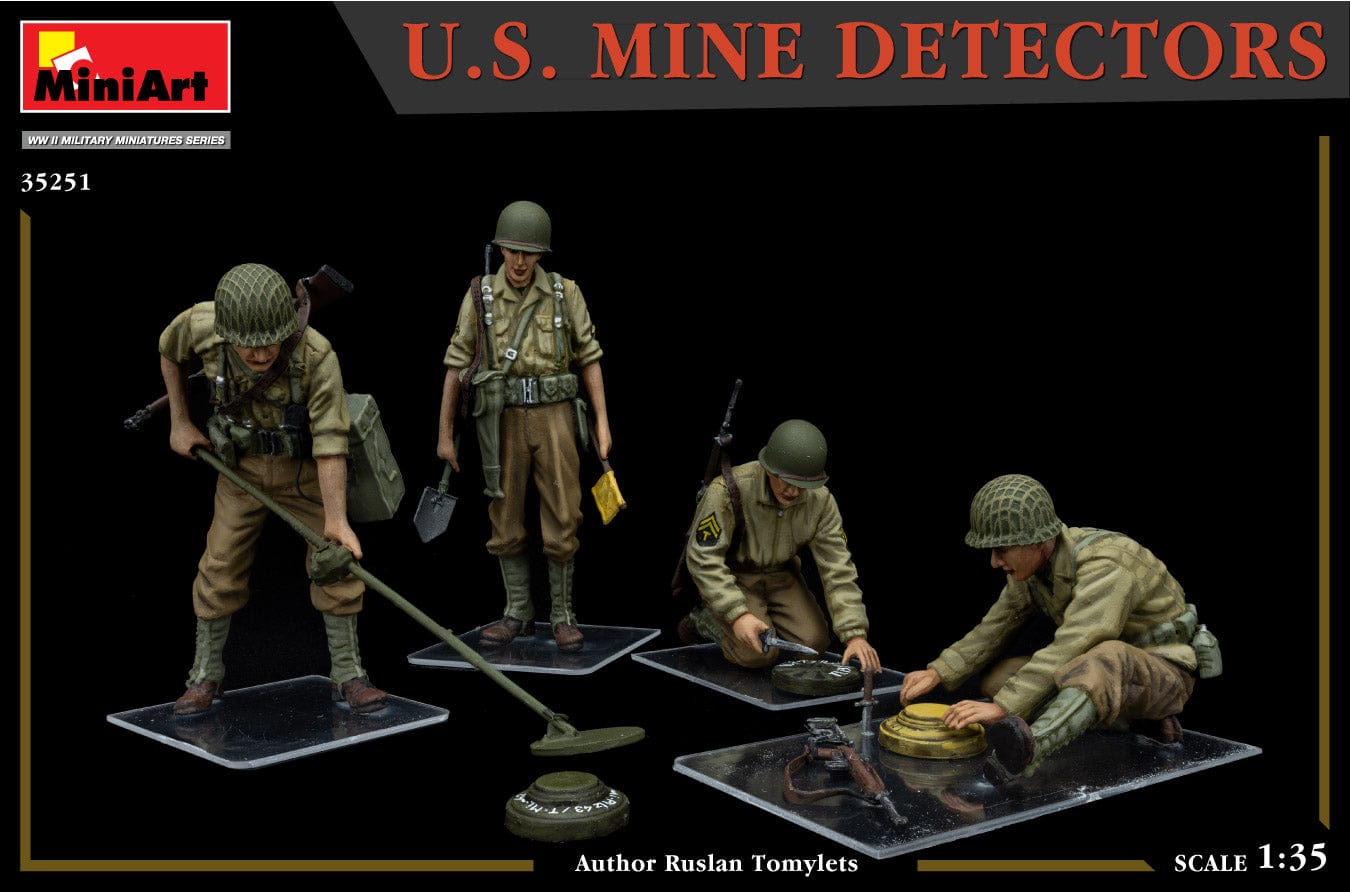 700 - Miniart - 35251 - United States Mine Detectors - painted model