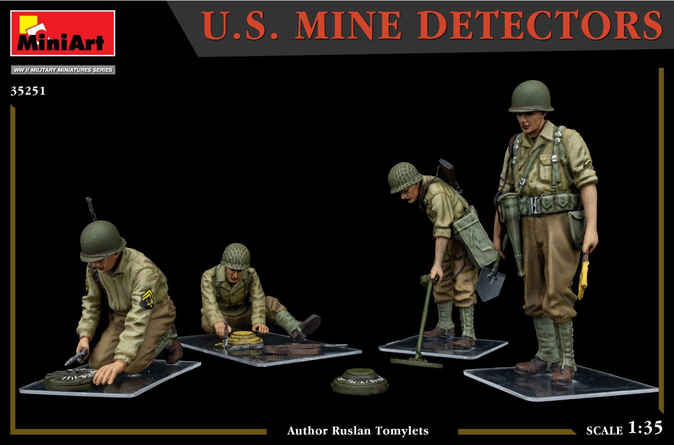 701 - Miniart - 35251 - United States Mine Detectors - painted model