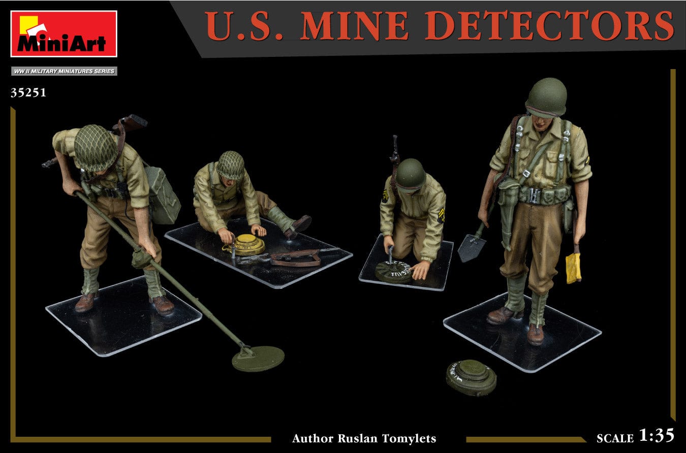 702 - Miniart - 35251 - United States Mine Detectors - painted model