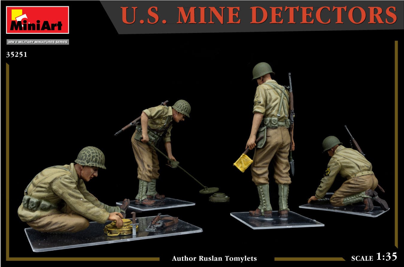 703 - Miniart - 35251 - United States Mine Detectors - painted model