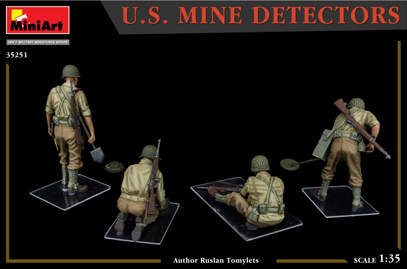 704 - Miniart - 35251 - United States Mine Detectors - painted model