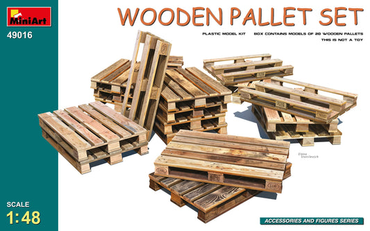 010 - Miniart - 49016 - Wooden Pallets - primary image