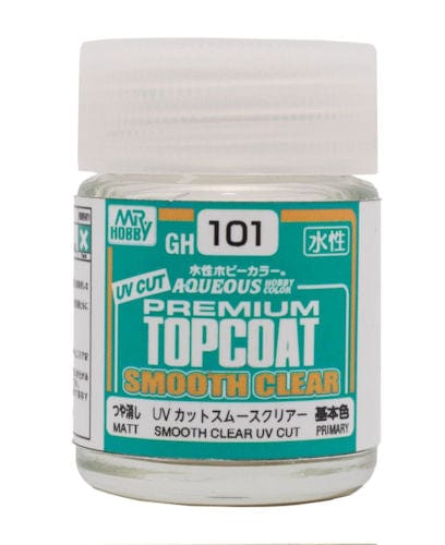 010 - Mr. Hobby - GH-101 - Mr Hobby Aqueous GH-101 Premium Top Coat Smooth Clear UV Cut Matt - primary image