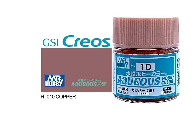 010 - Mr. Hobby - H-010 - Mr Hobby Aqueous H-010 Copper - primary image