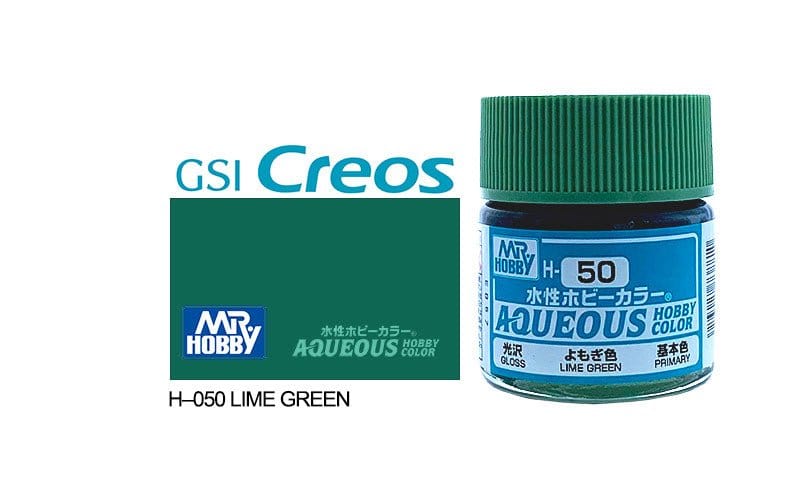 010 - Mr. Hobby - H-050 - Mr Hobby Aqueous H-050 Lime Green - primary image