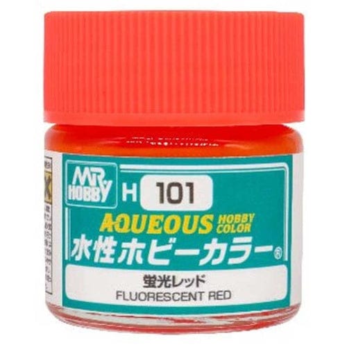 010 - Mr. Hobby - H-101 - Mr Hobby Aqueous H-101 Fluorescent Red - primary image