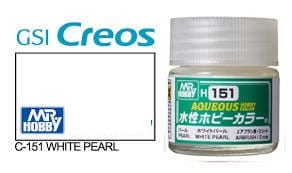 010 - Mr. Hobby - H-151 - Mr Hobby Aqueous H-151 White Pearl - primary image