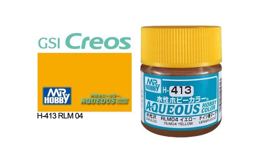 010 - Mr. Hobby - H-413 - Mr Hobby Aqueous H-413 RLM04 Yellow (Germany) - primary image