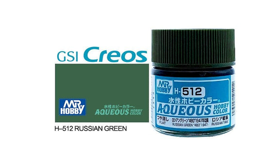 010 - Mr. Hobby - H-512 - Mr Hobby Aqueous H-512 Russian Green 4BO 1947- - primary image