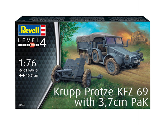 010 - Revell - 03344 - Krupp-Protze L 2 H 143 Kfz. 69 with PaK 36 - primary image