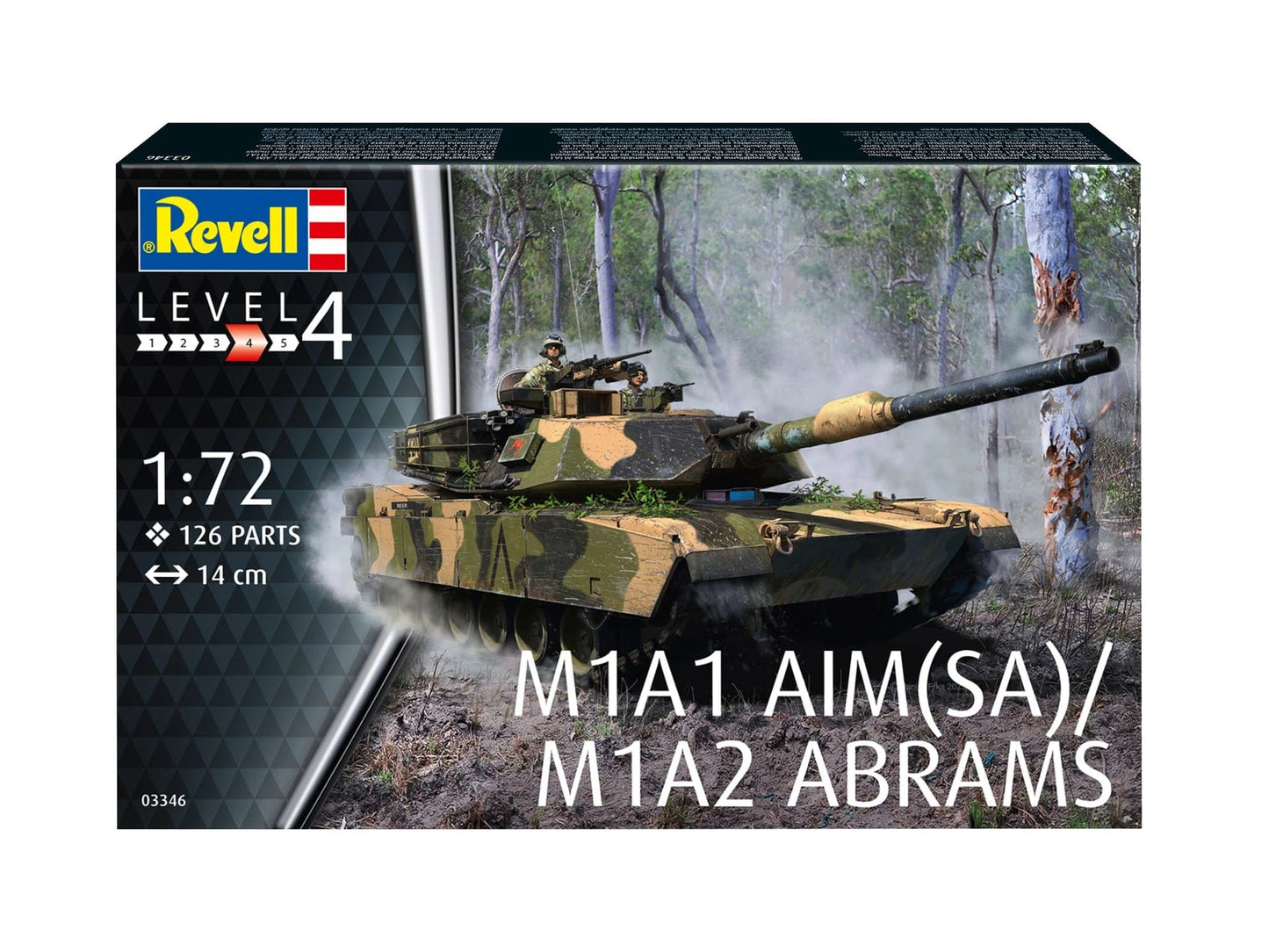 010 - Revell - 03346 - M1A1 / M1A2 Abrams - primary image