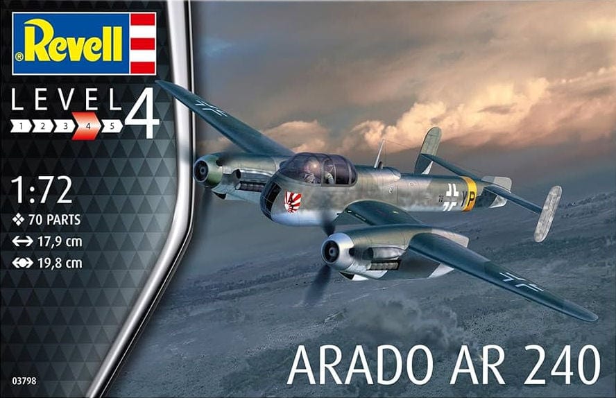 010 - Revell - 03798 - Arado Ar 240 A-01/A-02 - primary image