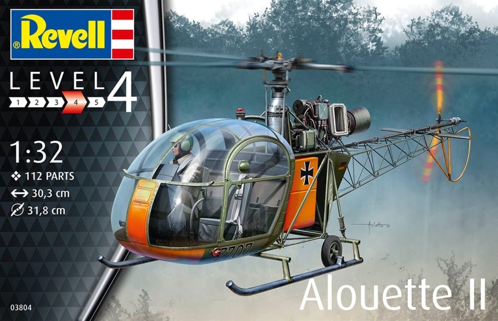 010 - Revell - 03804 - Aérospatiale SE 313 Alouette II - primary image