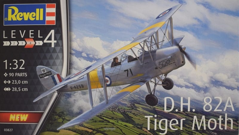 010 - Revell - 03827 - de Havilland DH.82A Tiger Moth - primary image