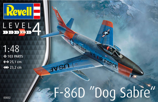 010 - Revell - 03832 - North American F-86D Sabre Dog - primary image