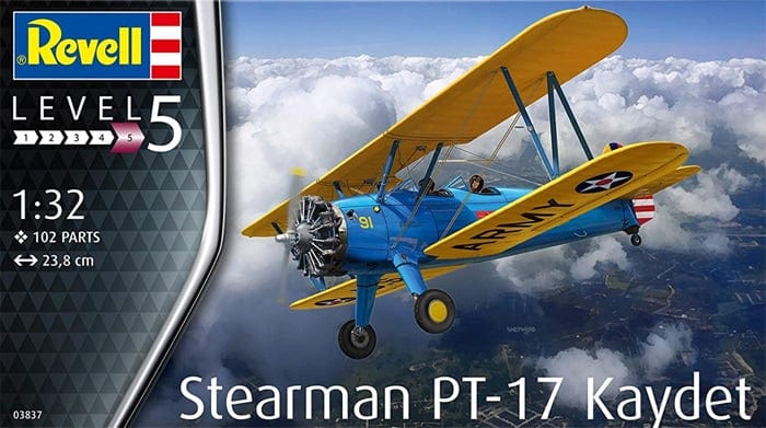 010 - Revell - 03837 - Boeing-Stearman PT-17 / N2S-3 Kaydet - primary image