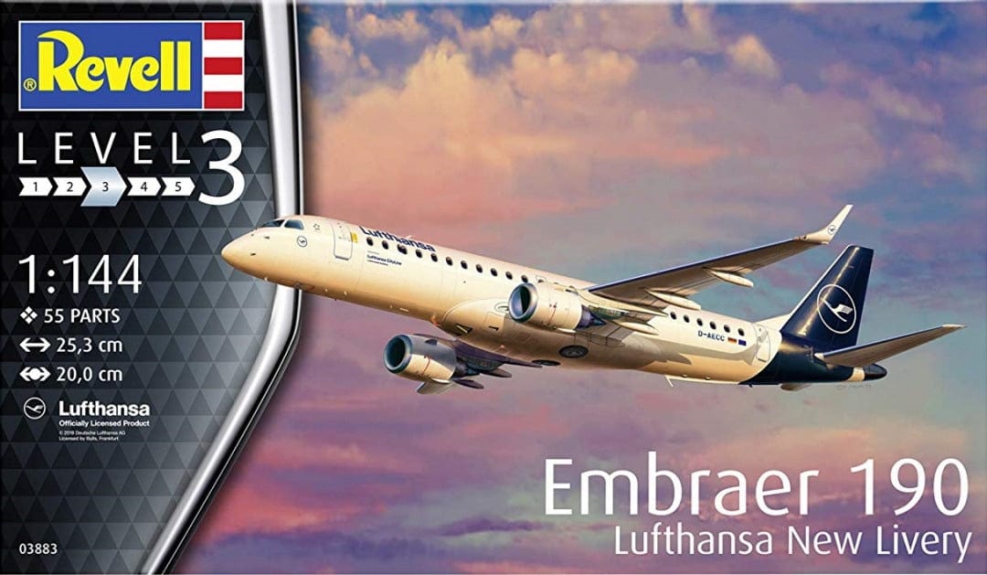 010 - Revell - 03883 - Embraer 190-100LR - primary image