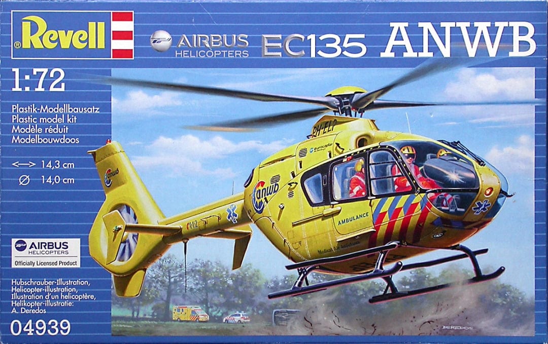 010 - Revell - 04939 - Eurocopter EC135 ‘ANWB’ - primary image