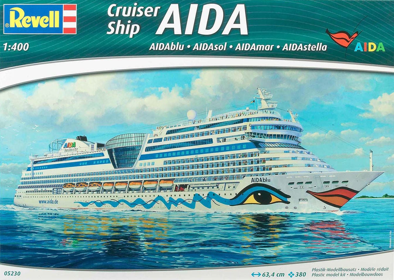 010 - Revell - 05230 - AIDAblu / sol / mar / stella - primary image