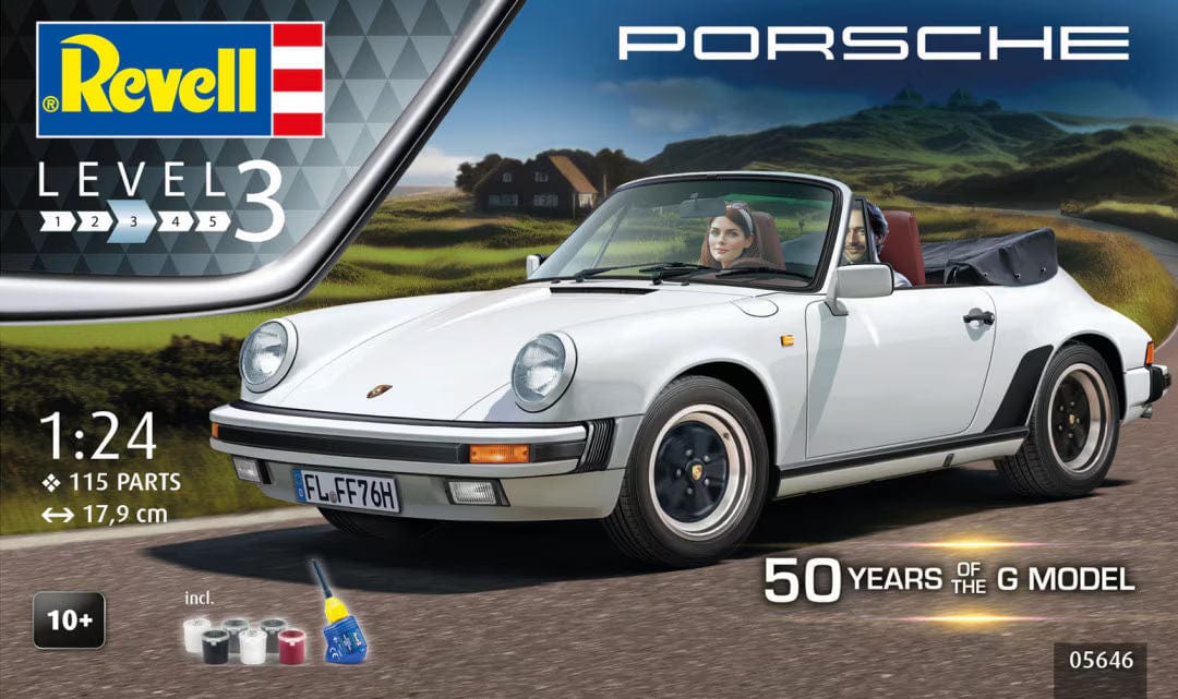 010 - Revell - 05646 - Porsche 911G Carrera 3.2 Cabriolet ‘50 Years of the G model’ - primary image