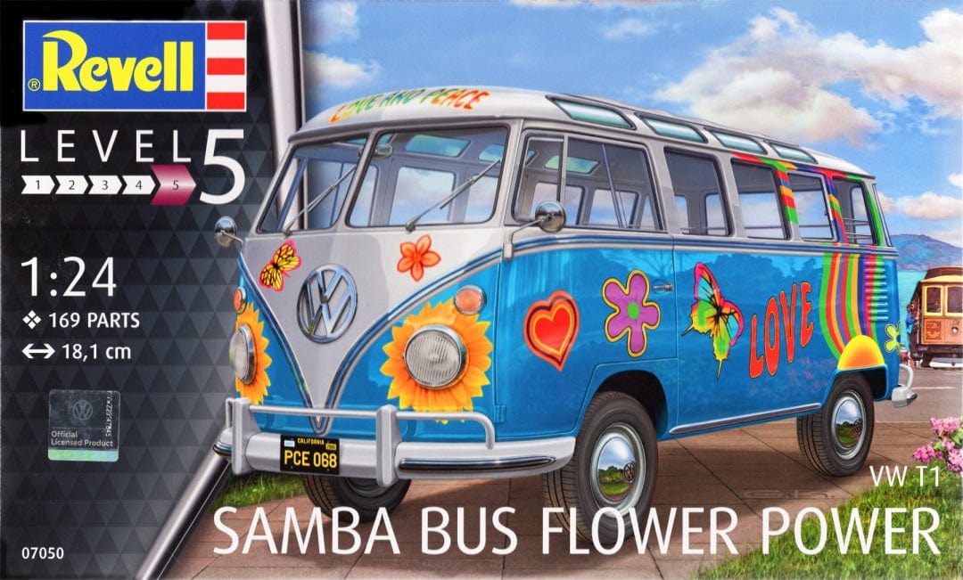 010 - Revell - 07050 - Volkswagen T1 Samba ‘Flower Power’ - primary image