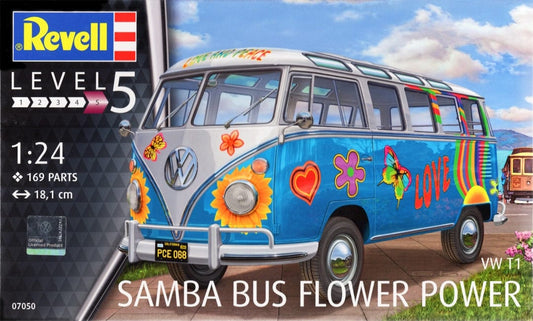 010 - Revell - 07050 - Volkswagen T1 Samba ‘Flower Power’ - primary image