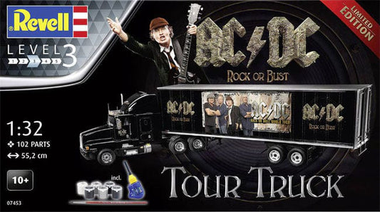 010 - Revell - 07453 - Kenworth T600 - AC/DC - Rock or Bust Tour Truck - primary image