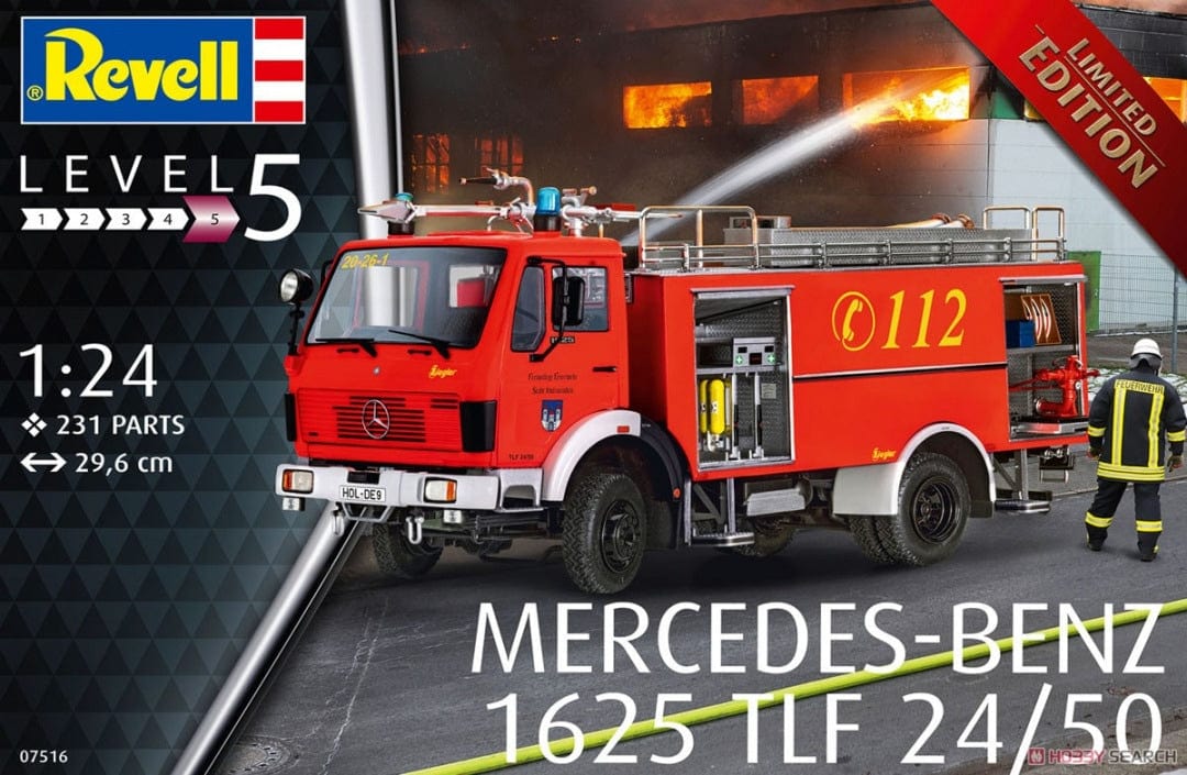 010 - Revell - 07516 - Mercedes-Benz 1625 TLF 24/50 - primary image