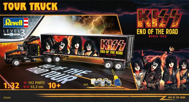 010 - Revell - 07644 - Kenworth T600 - KISS End of the Road Tour Truck - primary image