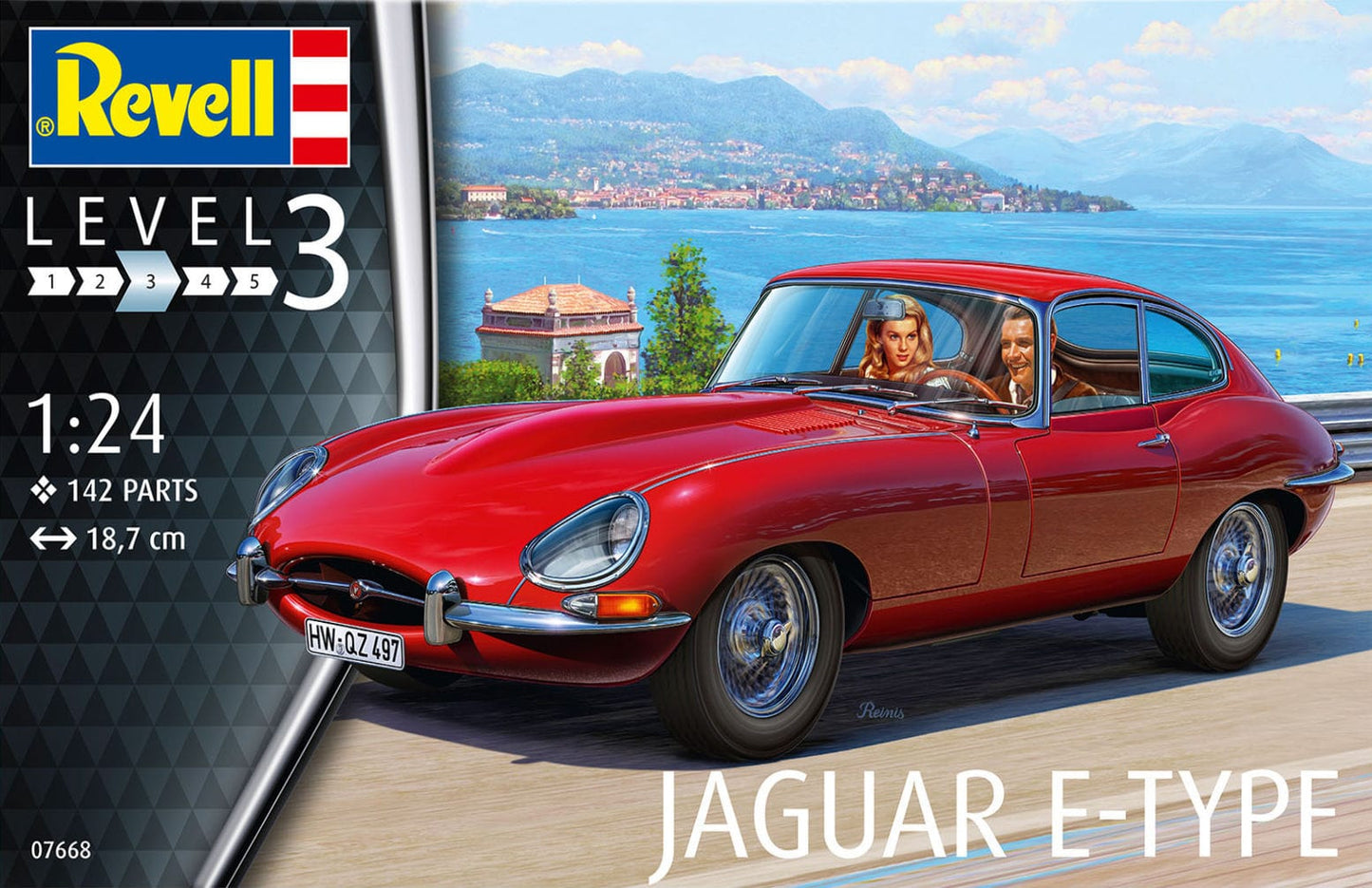 010 - Revell - 07668 - Jaguar E-Type Coupé - primary image