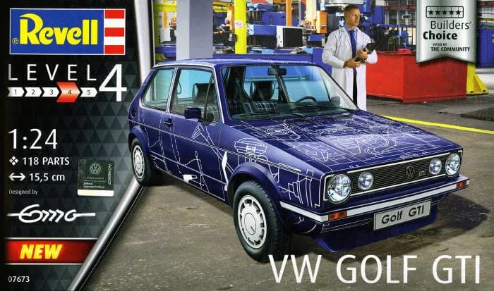 010 - Revell - 07673 - Volkswagen Golf I GTi ‘Builder’s Choice’ - primary image