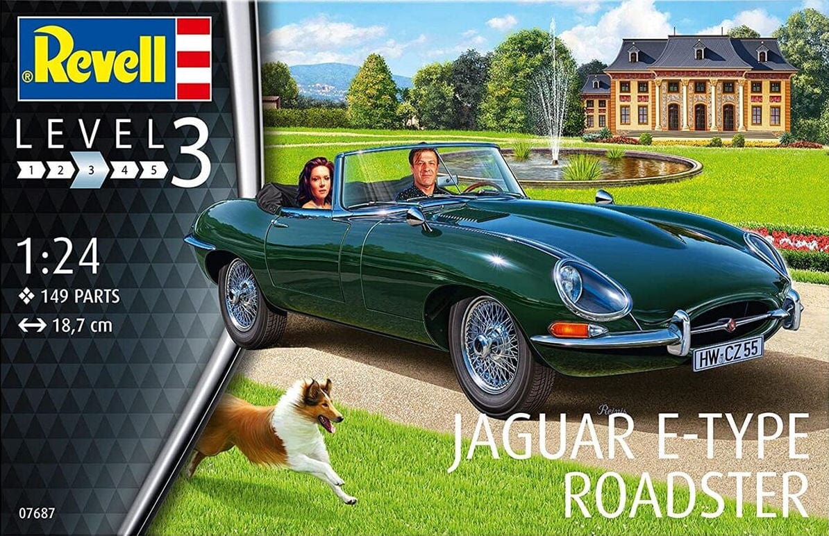 010 - Revell - 07687 - Jaguar E-Type Roadster - primary image
