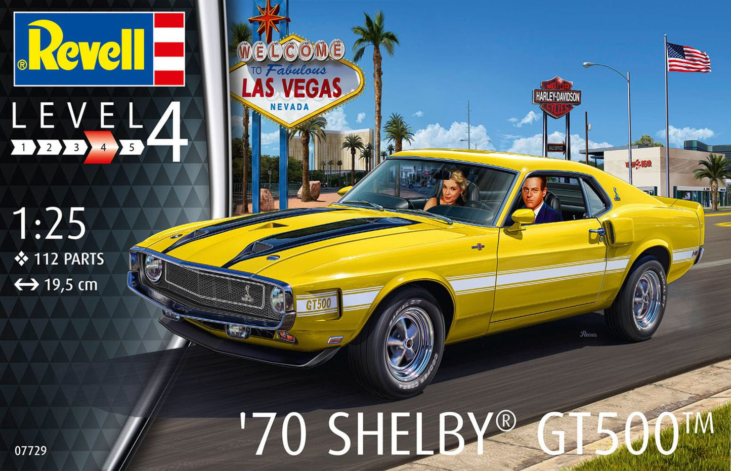 010 - Revell - 07729 - Ford Shelby Mustang GT500 (1970) - primary image