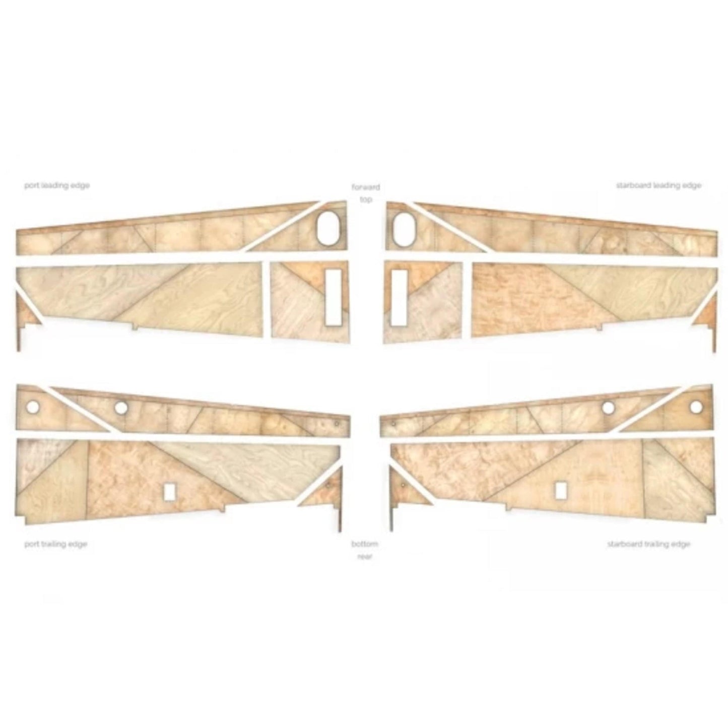 010 - Das Werk - A007 - Ju-EF 126/127 Wood Grain Decals - primary image