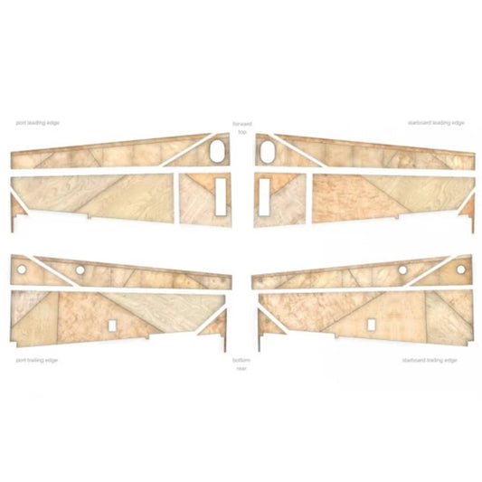 010 - Das Werk - A007 - Ju-EF 126/127 Wood Grain Decals - primary image