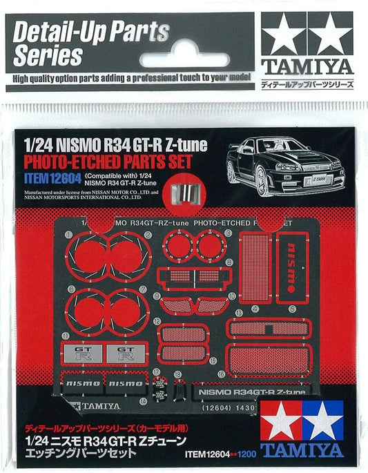 010 - Tamiya - 12604 - Nismo R34 GT-R Z-tune Photo-Etched Parts Set - primary image